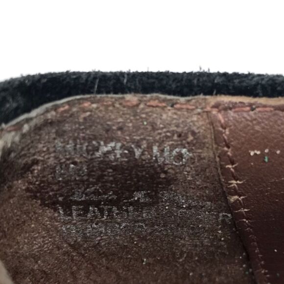 Donald J Pliner Mickey Metallic Sparkle Faux Snakeskin Slip On Sneaker Loafers - Picture 13 of 13